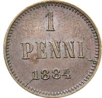 1 пенни 1884 года  Для Финляндии