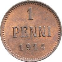 1 пенни 1914 года  Для Финляндии