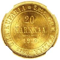 20 марок 1913 года S Для Финляндии