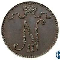 1 пенни 1900 года  Для Финляндии