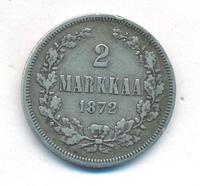 2 марки 1872 года S Для Финляндии