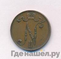 5 пенни 1910 года  Для Финляндии