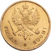 10 марок 1878 года S Для Финляндии