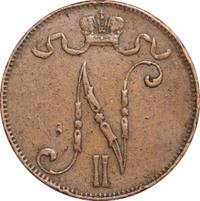 5 пенни 1897 года  Для Финляндии
