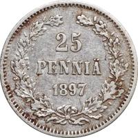 25 пенни 1897 года L Для Финляндии