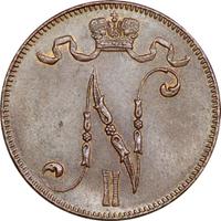 5 пенни 1916 года  Для Финляндии