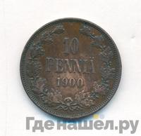 10 пенни 1900 года  Для Финляндии