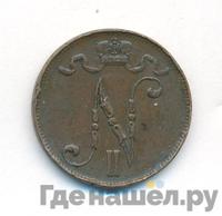 5 пенни 1912 года  Для Финляндии