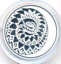 3 рубля 2013 года  Лунный календарь - Змея