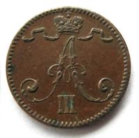 1 пенни 1888 года  Для Финляндии