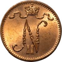 1 пенни 1912 года  Для Финляндии