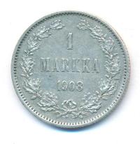 1 марка 1908 года L Для Финляндии