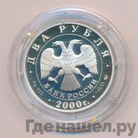 2 рубля 2000 года ММД