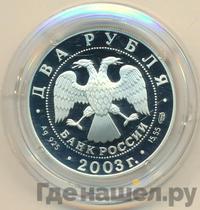 2 рубля 2003 года СПМД