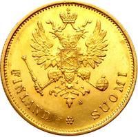 10 марок 1878 года S Для Финляндии