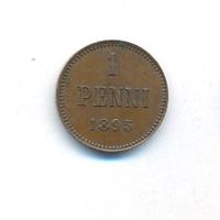 1 пенни 1895 года  Для Финляндии