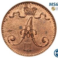 1 пенни 1894 года  Для Финляндии