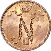 1 пенни 1914 года  Для Финляндии