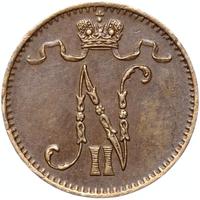 1 пенни 1902 года  Для Финляндии