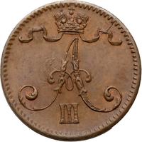 1 пенни 1888 года  Для Финляндии