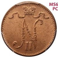 1 пенни 1907 года  Для Финляндии