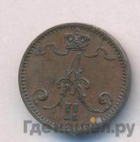 1 пенни 1874 года  Для Финляндии