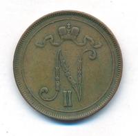 10 пенни 1905 года  Для Финляндии