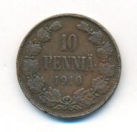 10 пенни 1910 года  Для Финляндии