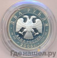 2 рубля 2005 года СПМД