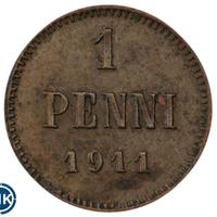 1 пенни 1911 года  Для Финляндии
