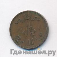 5 пенни 1872 года  Для Финляндии