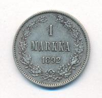 1 марка 1892 года L Для Финляндии