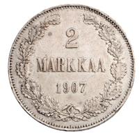 2 марки 1907 года L Для Финляндии