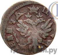 Полушка 1714 года