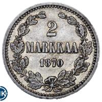 2 марки 1870 года S Для Финляндии
