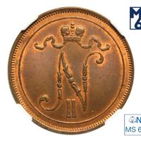 10 пенни 1911 года  Для Финляндии