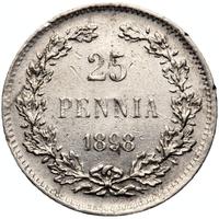 25 пенни 1898 года L Для Финляндии