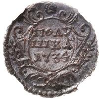 Полушка 1734 года