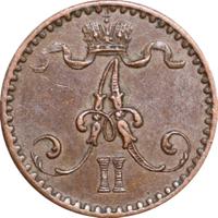 1 пенни 1867 года  Для Финляндии