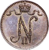 1 пенни 1901 года  Для Финляндии