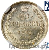 10 копеек 1883 года