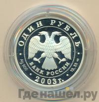 1 рубль 2003 года СПМД