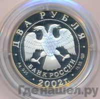 2 рубля 2002 года СПМД