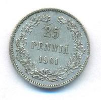 25 пенни 1901 года L Для Финляндии