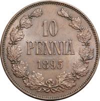 10 пенни 1895 года  Для Финляндии