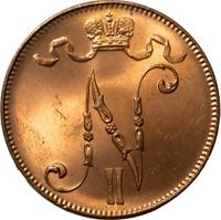 5 пенни 1913 года  Для Финляндии