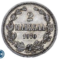 2 марки 1870 года S Для Финляндии