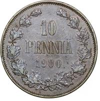 10 пенни 1900 года  Для Финляндии
