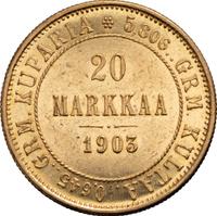 20 марок 1903 года L Для Финляндии