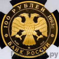 100 рублей 1993 года ММД